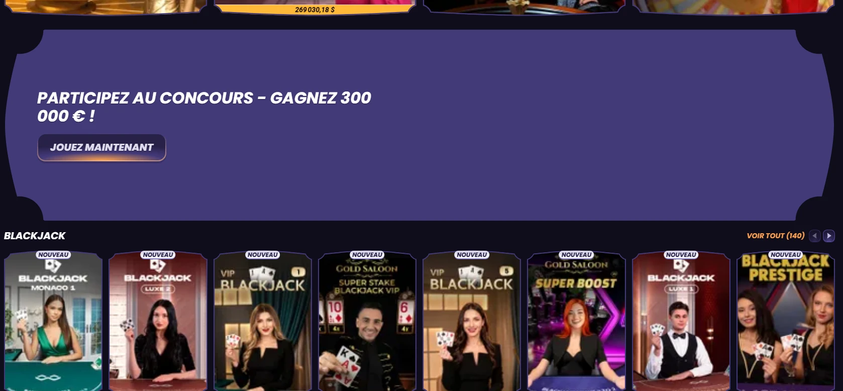 Funbet promoot een aantrekkelijke bonus op de tussenliggende promotiebanner